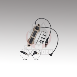 Wadsn Tactical Augmented Dual Function Tape Switch With Lock (SF&2.5MM) – Interruptor Remoto – Arena [WD07004-DE]