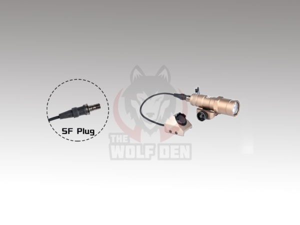 Wadsn UT Hot Button-Picatinny Rail Mount (SF Modlite Plug) - Interruptor Remoto - Negro [WD07010-BK] - Imagen 3
