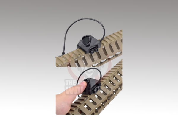 Wadsn UT Hot Button-Picatinny Rail Mount (2.5MM Modlite Plug) - Interruptor Remoto - Negro [WD07011-BK] - Imagen 2