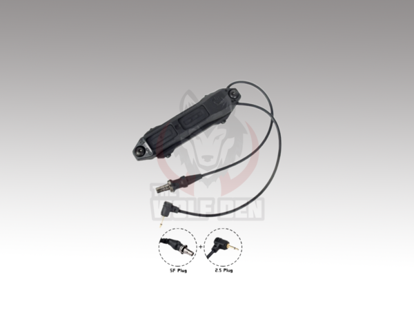 Wadsn Tactical Augmented Presssure Switch (SF&2,5MM)- Interruptor Remoto - Negro [WD04040-BK] - Imagen 3