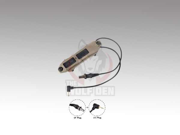 Wadsn Tactical Augmented Presssure Switch (SF&2,5MM)- Interruptor Remoto - Arena [WD04040-DE] - Imagen 3