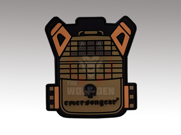 EmersonGear PVC "JPC" vest Style Patch - Parche Chaleco - Coyote [EM5528] - Imagen 5