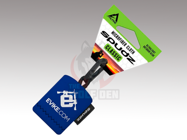 Evike Spudz Microfiber Eyewear and Optics Cleaning Keychain - Paño Microfibra - Imagen 3