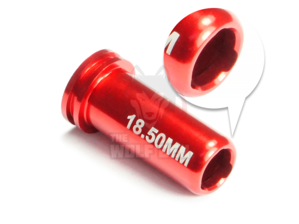 Maxx Model CNC Aluminum Double O-Ring Air Seal Nozzle for Airsoft AEG Series (Length: 18.50mm) - Imagen 3