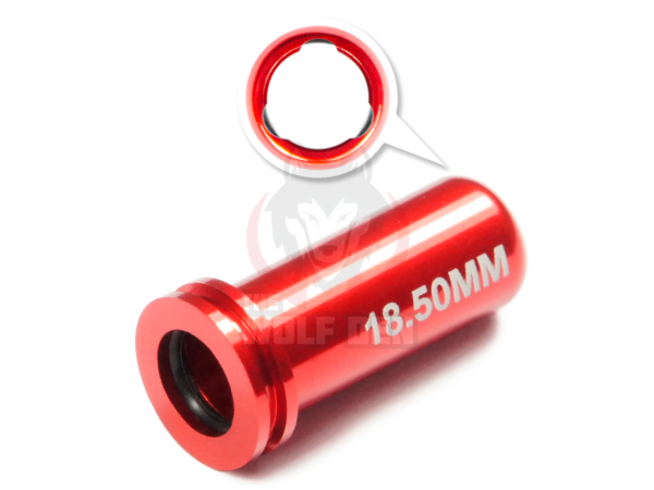 Maxx Model CNC Aluminum Double O-Ring Air Seal Nozzle for Airsoft AEG Series (Length: 18.50mm) - Imagen 2