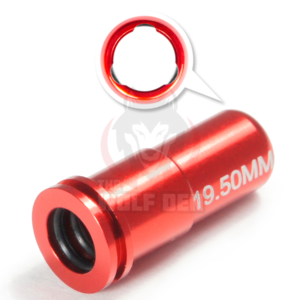 Maxx Model CNC Aluminum Double O-Ring Air Seal Nozzle For Airsoft AEG Series (Length: 19.50mm)