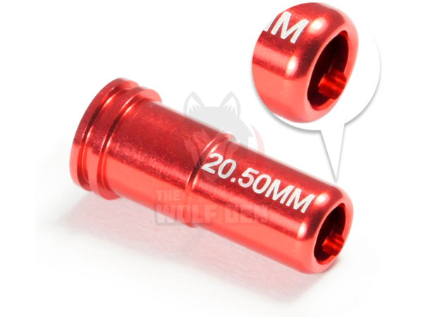 Maxx Model CNC Aluminum Double O-Ring Air Seal Nozzle For Airsoft AEG Series (Length: 20.50mm) - Imagen 3