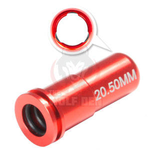 Maxx Model CNC Aluminum Double O-Ring Air Seal Nozzle For Airsoft AEG Series (Length: 20.50mm)