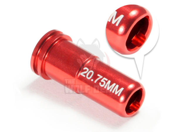 Maxx Model CNC Aluminum Double O-Ring Air Seal Nozzle For Airsoft AEG Series (Length: 20.75mm) - Imagen 3