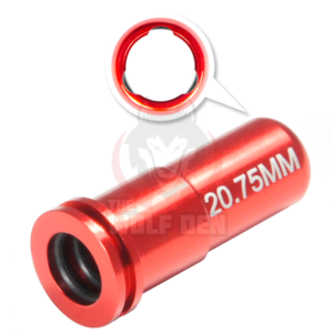 Maxx Model CNC Aluminum Double O-Ring Air Seal Nozzle For Airsoft AEG Series (Length: 20.75mm)