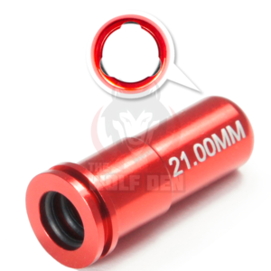 Maxx Model CNC Aluminum Double O-Ring Air Seal Nozzle For Airsoft AEG Series (Length: 21.00mm)