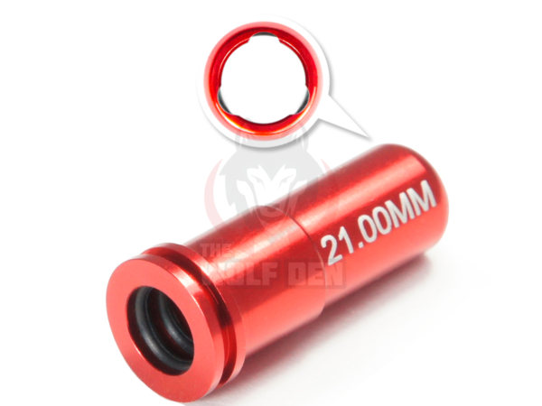 Maxx Model CNC Aluminum Double O-Ring Air Seal Nozzle For Airsoft AEG Series (Length: 21.00mm) - Imagen 2
