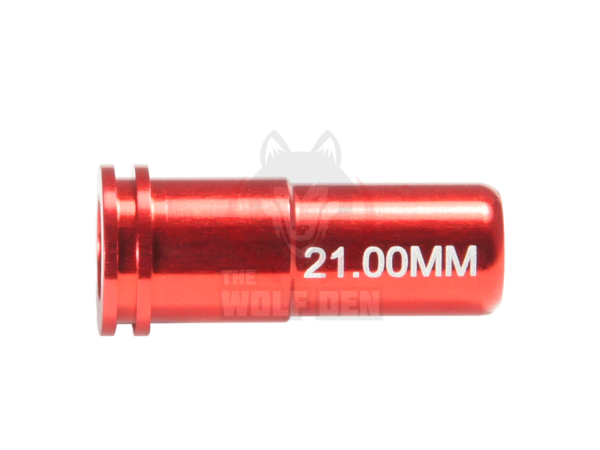Maxx Model CNC Aluminum Double O-Ring Air Seal Nozzle For Airsoft AEG Series (Length: 21.00mm)