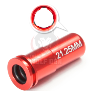 Maxx Model CNC Aluminum Double O-Ring Air Seal Nozzle For Airsoft AEG Series (Length: 21.25mm)