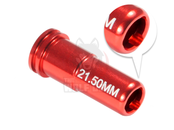 Maxx Model CNC Aluminum Double O-Ring Air Seal Nozzle For Airsoft AEG Series (Length: 21.50mm) - Imagen 3