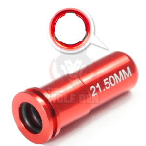 Maxx Model CNC Aluminum Double O-Ring Air Seal Nozzle For Airsoft AEG Series (Length: 21.50mm)