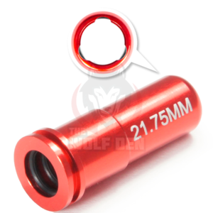 Maxx Model CNC Aluminum Double O-Ring Air Seal Nozzle For Airsoft AEG Series (Length: 21.75mm)