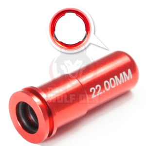 Maxx Model CNC Aluminum Double O-Ring Air Seal Nozzle For Airsoft AEG Series (Length: 22.00mm)