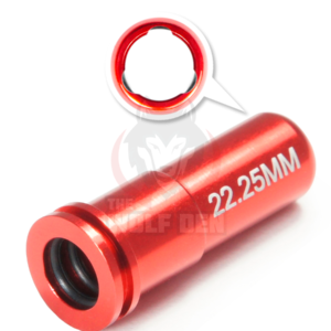 Maxx Model CNC Aluminum Double O-Ring Air Seal Nozzle For Airsoft AEG Series (Length: 22.25mm)