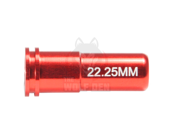 Maxx Model CNC Aluminum Double O-Ring Air Seal Nozzle For Airsoft AEG Series (Length: 22.25mm)