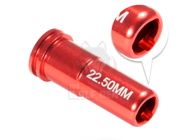 Maxx Model CNC Aluminum Double O-Ring Air Seal Nozzle For Airsoft AEG Series (Length: 22.50mm) - Imagen 3