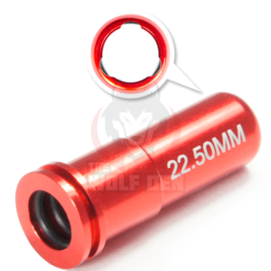 Maxx Model CNC Aluminum Double O-Ring Air Seal Nozzle For Airsoft AEG Series (Length: 22.50mm)