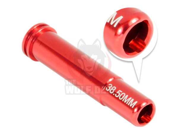 Maxx Model CNC Aluminum Double O-Ring Air Seal Nozzle For Airsoft AEG Series (Length: 38.50mm) - Imagen 3