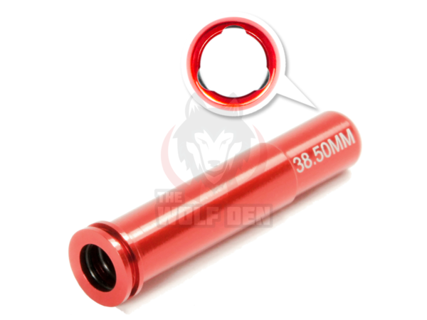 Maxx Model CNC Aluminum Double O-Ring Air Seal Nozzle For Airsoft AEG Series (Length: 38.50mm) - Imagen 2