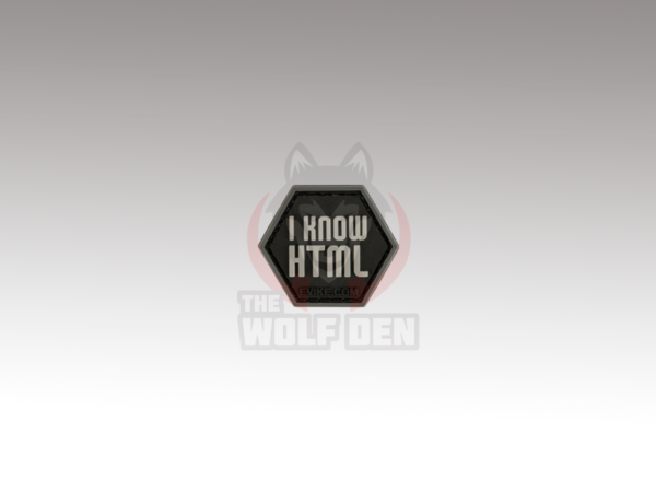 Evike Parche "Operator Profile PVC Hex Patch" (HTML)