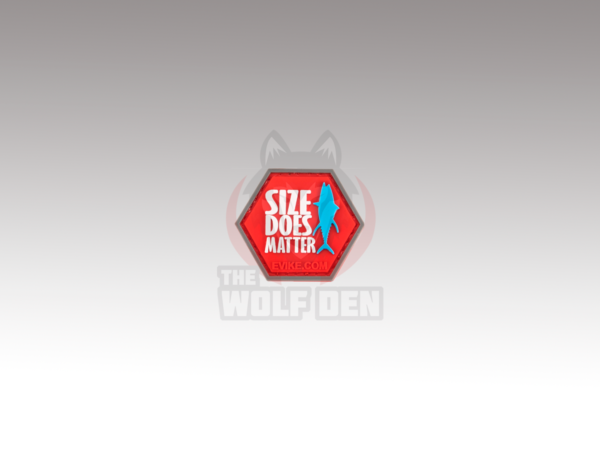 Evike Parche "Operator Profile PVC Hex Patch" Fishing Series 1 (Size Does Matter)