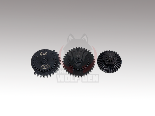 SHS CNC Steel Gear Set for Tokyo Marui Spec Airsoft AEG Gearboxes - Engranajes CNC (Type: 12:1 High Speed)