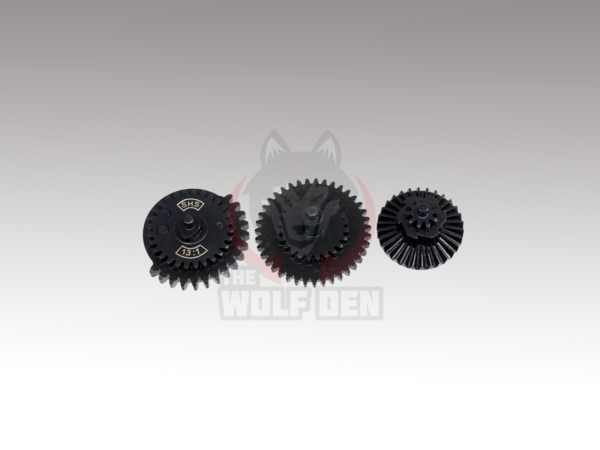 SHS CNC Steel Gear Set For Tokyo Marui Spec Airsoft AEG Gearboxes - Engranajes CNC (Type: 13:1 High Speed)
