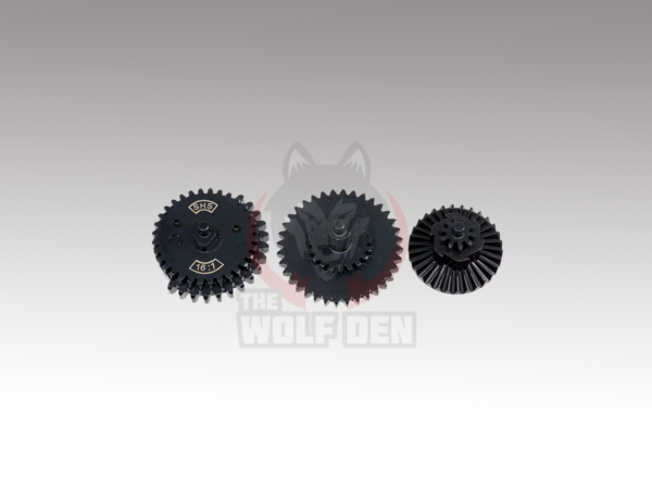 SHS CNC Steel Gear Set For Tokyo Marui Spec Airsoft AEG Gearboxes - Engranajes CNC (Type: 16:1 High Speed)
