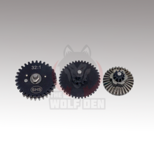 SHS CNC Steel Gear Set For Tokyo Marui Spec Airsoft AEG Gearboxes – Engranajes CNC (Type: 32:1 Super High Torque)