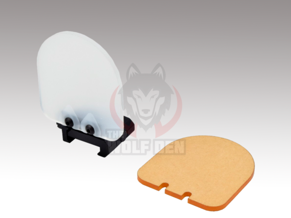 Big Dragon Flip-up Bulletproof Lens Protection For Scope/Red Dot - Protector Acrílico Miras - Negro (BD-1464)
