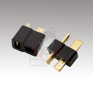 Juego Fichas Conector Dean Micro T – Hembra + Macho (Negro)