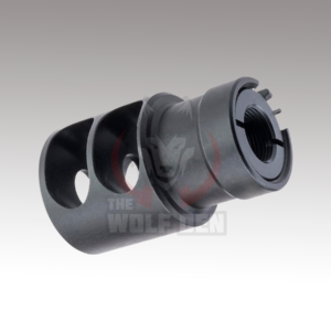 Avengers DTK-2 24mm Positive Muzzle Brake w/ 14mm Negative Thread Adapter