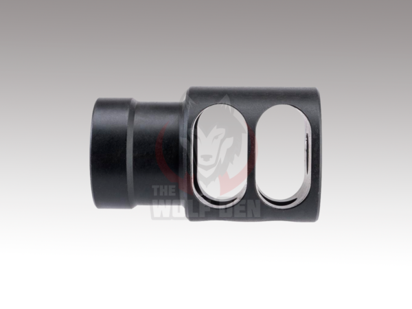 Avengers DTK-2 24mm Positive Muzzle Brake w/ 14mm Negative Thread Adapter - Imagen 3