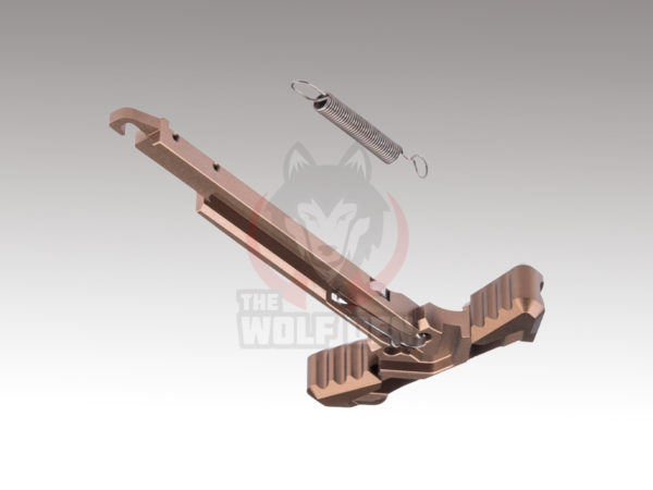EMG Helios x Strike Industries Latchless Charging Handle for M4/M16 Airsoft AEG Rifles (Dark Earth) - Imagen 3