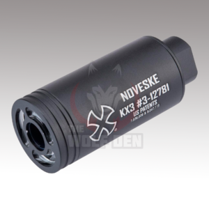 EMG Noveske KX3 Flash Hider w/ Built-In Spitfire Rechargeable Tracer (Negro / 14mm CCW)