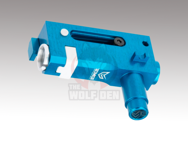 Retro Arms CNC Machined Aluminum Hop-Up Unit For AK Series Airsoft AEGs - EMG (Azul) - Imagen 3