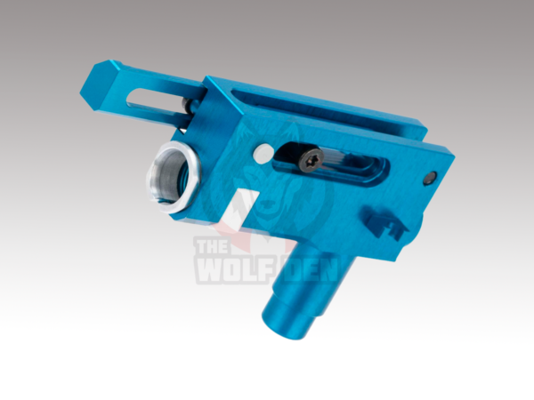 Retro Arms CNC Machined Aluminum Hop-Up Unit For AK Series Airsoft AEGs - EMG (Azul)