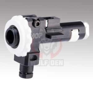 Retro Arms CNC Machined Aluminum Rotary Hop-Up Unit for M4/M16 Series Airsoft AEGs (Negro)