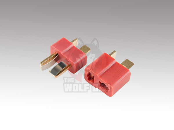 Juego Fichas Conector Dean Micro T - Hembra + Macho (Rojo)