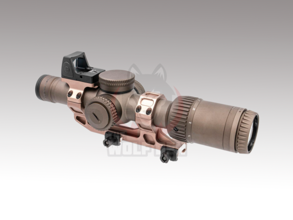 Holy Warrior VTX Razor HD Gen2 style 1-6X24mm Scope DDC (RMR + MOUNT) - Bronce - Imagen 4