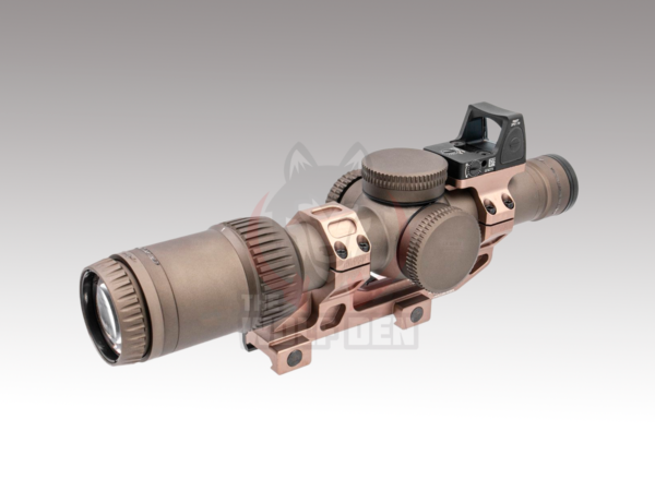 Holy Warrior VTX Razor HD Gen2 style 1-6X24mm Scope DDC (RMR + MOUNT) - Bronce - Imagen 3