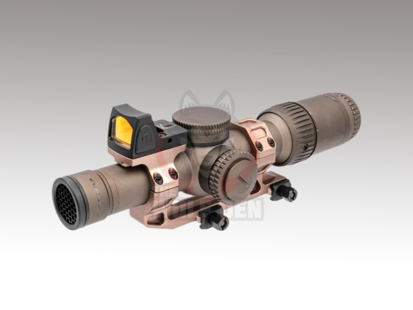 Holy Warrior VTX Razor HD Gen2 style 1-6X24mm Scope DDC (RMR + MOUNT) - Bronce - Imagen 2