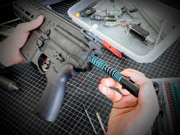 Prometheus Non-Linear Upgrade Spring for Airsoft AEGs (Model: MS110 / Aqua) - Imagen 6