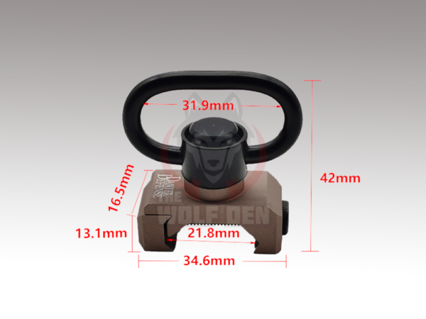 Daniel Defense QD Swivel Attachment - Bronce - Imagen 3