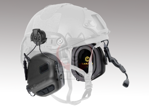 Earmor M32H with S10 Microphone - Auricular Protector Auditivo - Negro [MOD3]
